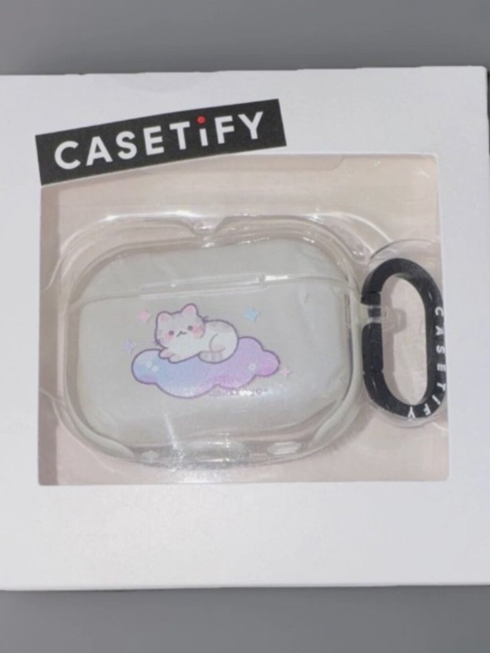CASETiFY Cloud Cat AirPods Pro 2 Case, Clear - New in Box